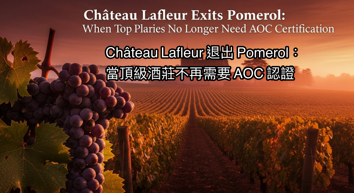 Château Lafleur 退出 Pomerol：當頂級酒莊不再需要 AOC 認證