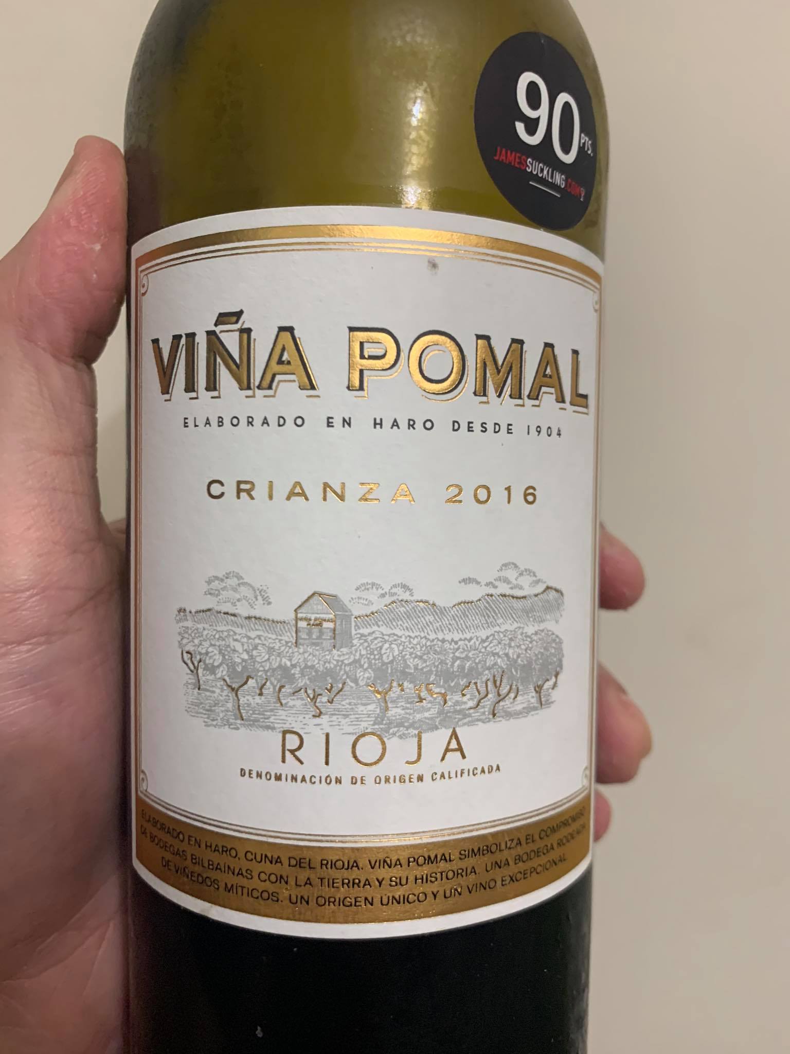 Spain Rioja Viña Pomal Tempranillo crianza 2016