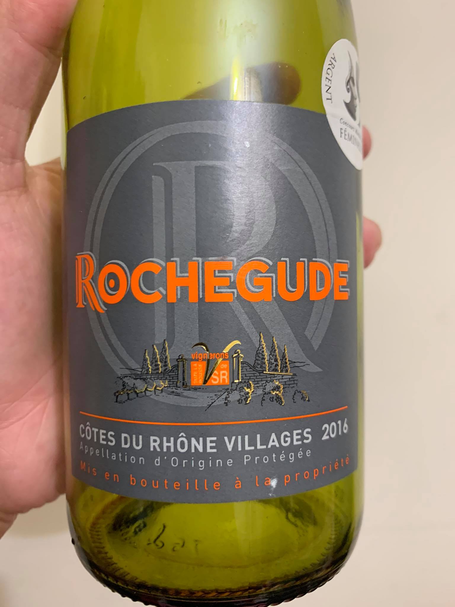 Rochegude cotes du Rhône villages 2016