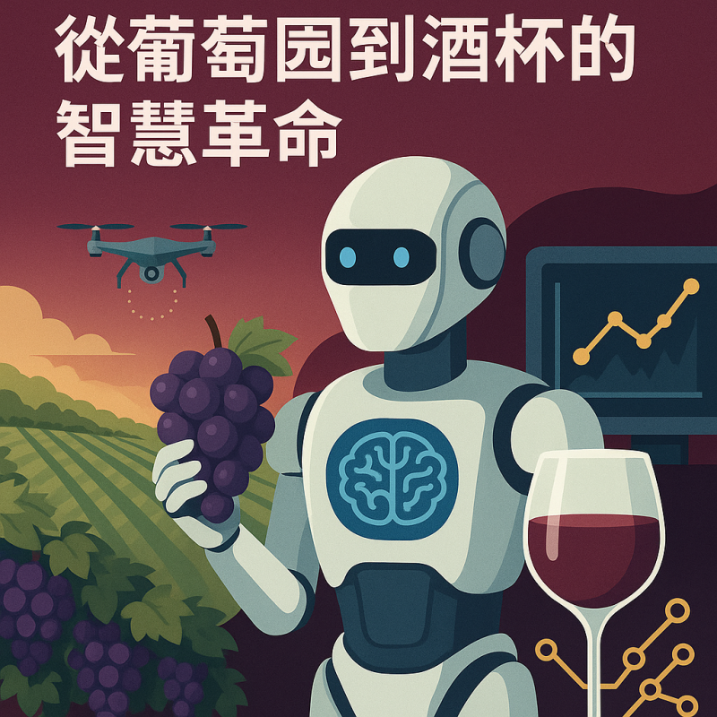 AI 入酒：從葡萄園到酒杯的智慧革命