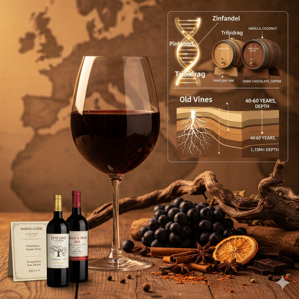 揭開辛芬黛Zinfandel的神祕面紗：從 DNA 偵探到「老藤」的味蕾奇蹟